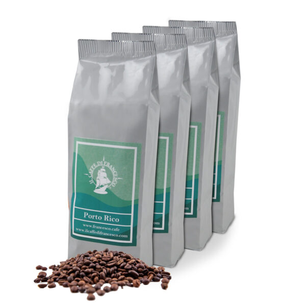 4 250 grams bags of blend Portorico, whole bean coffee