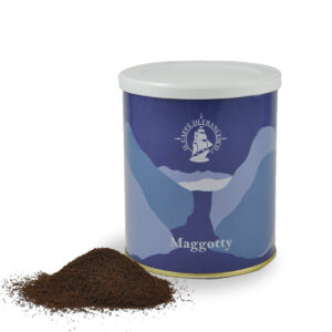 Maggotty can of ground coffee blend